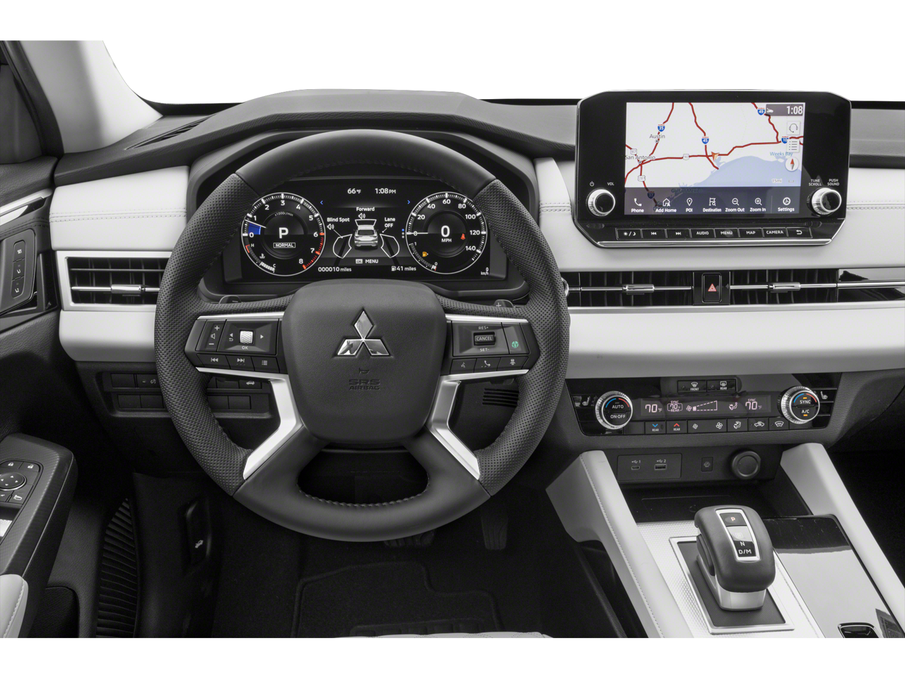2022 Mitsubishi Outlander — interior view