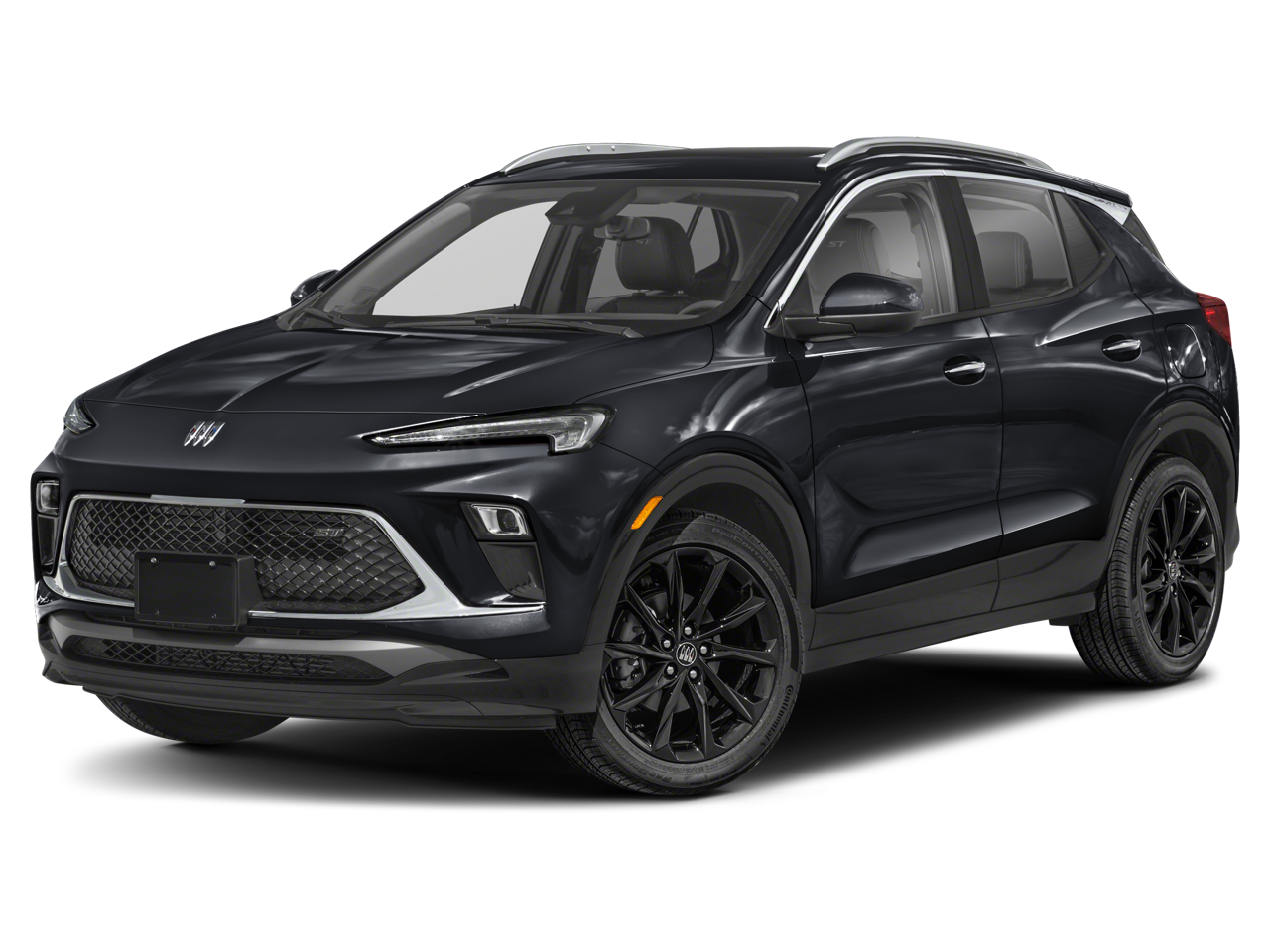 2025 Buick Encore GX Sport Touring in Aquamarine Blue Metallic — front three-quarter view
