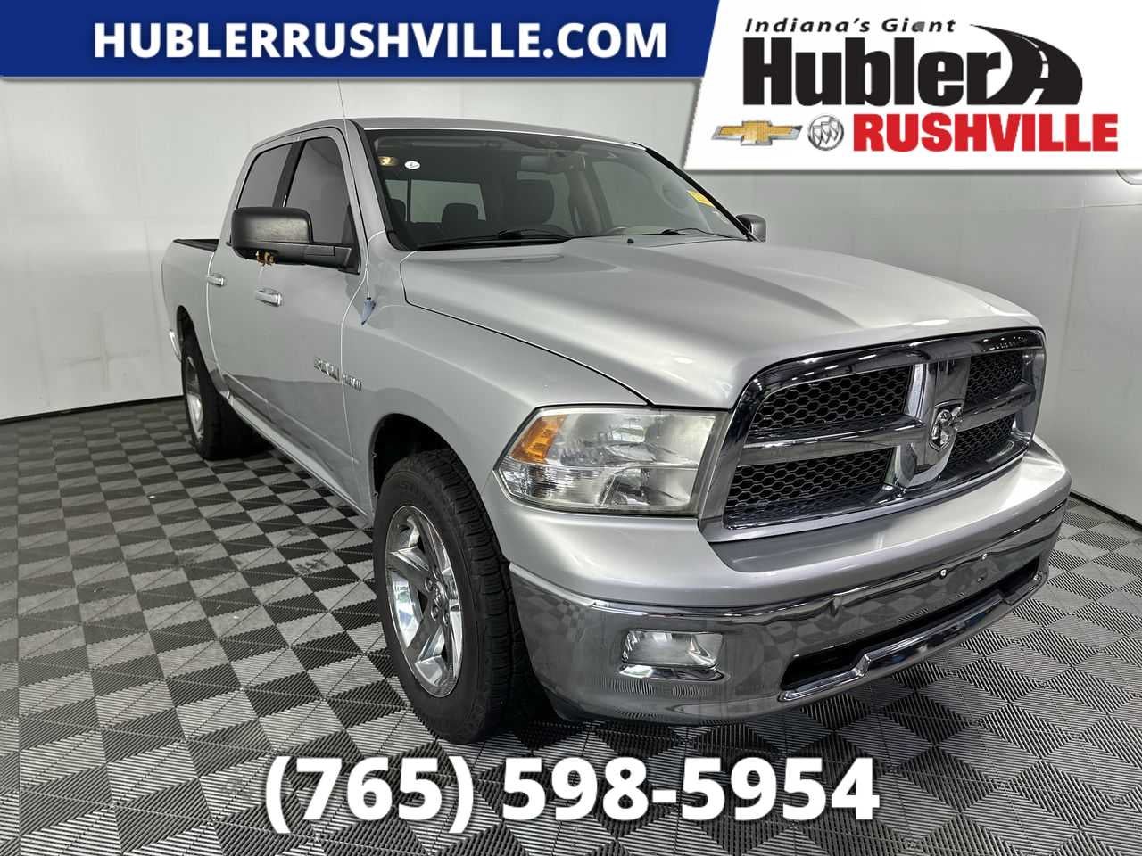 2009 Dodge Ram 1500 SLT in Silver — front three-quarter view