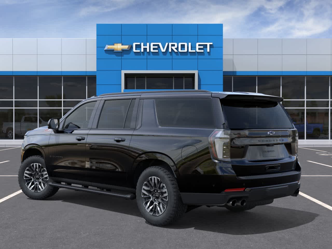 2026 Chevrolet Suburban — rear three-quarter view