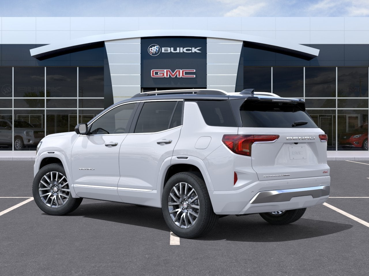 2027 GMC Terrain — rear three-quarter view