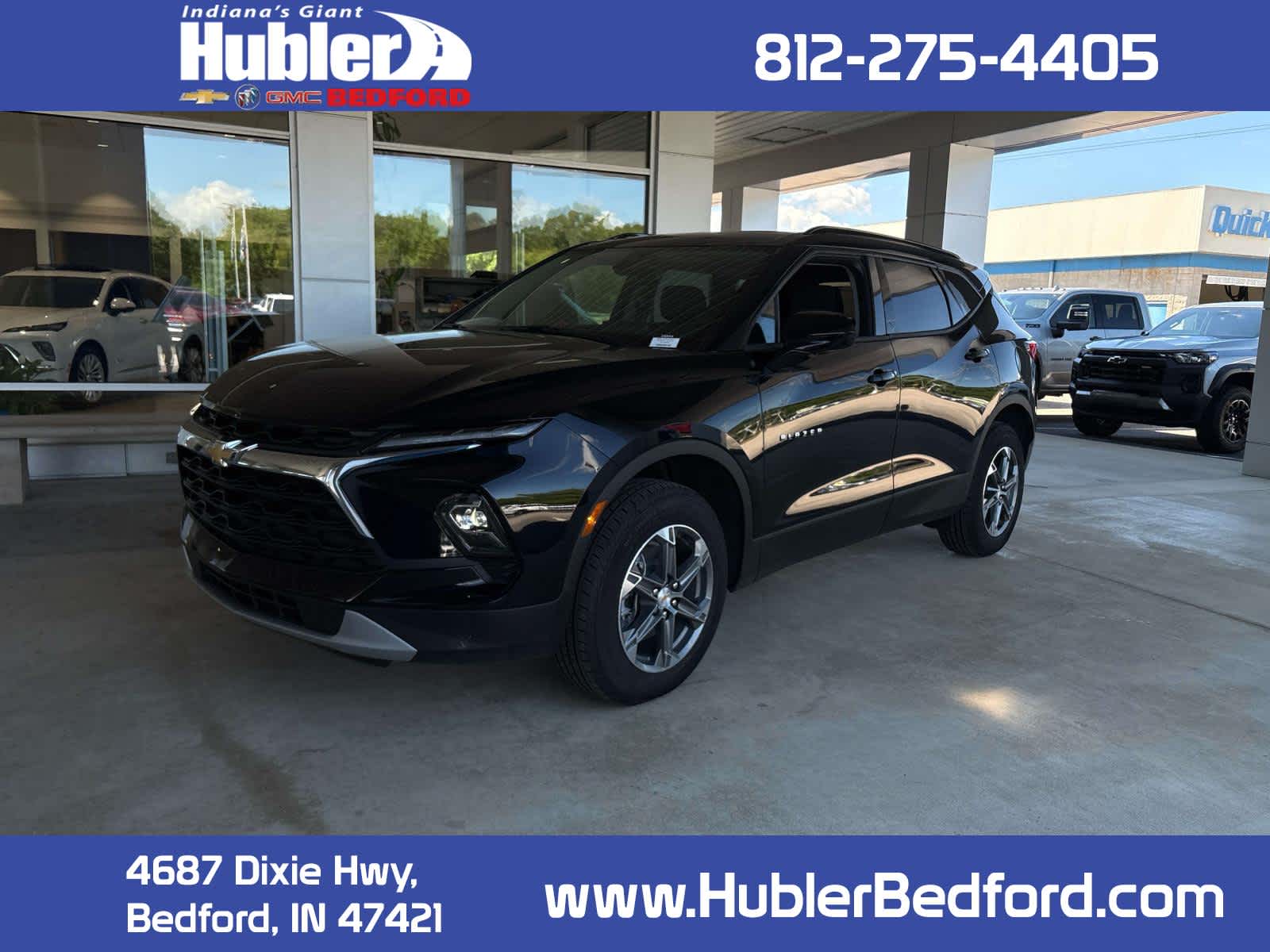 2026 Chevrolet Blazer 2LT in Black — front three-quarter view