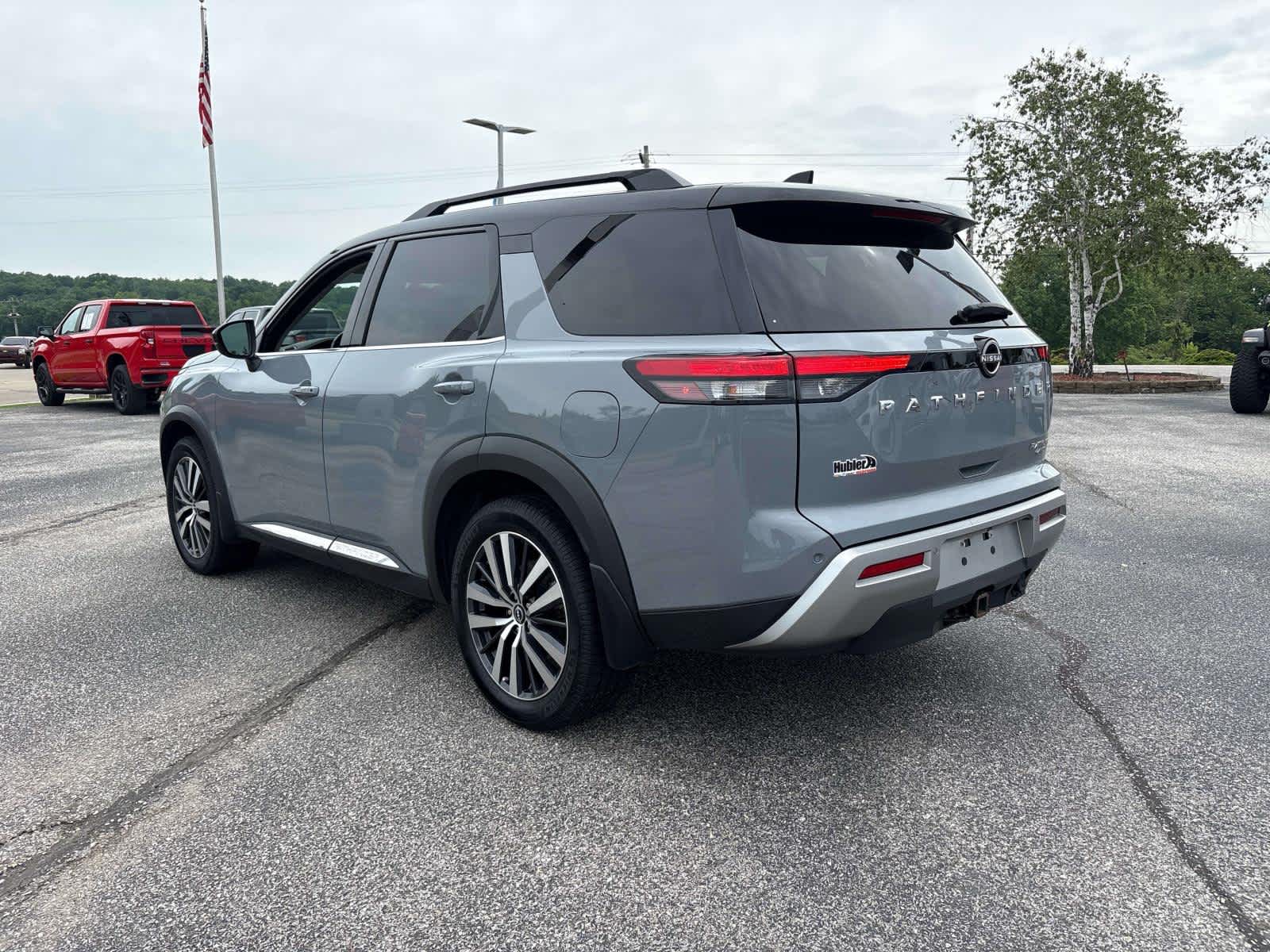 2022 Nissan Pathfinder — rear three-quarter view
