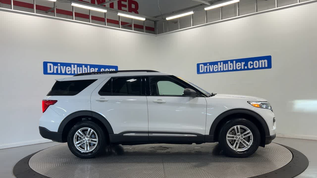 2020 Ford Explorer — rear three-quarter view