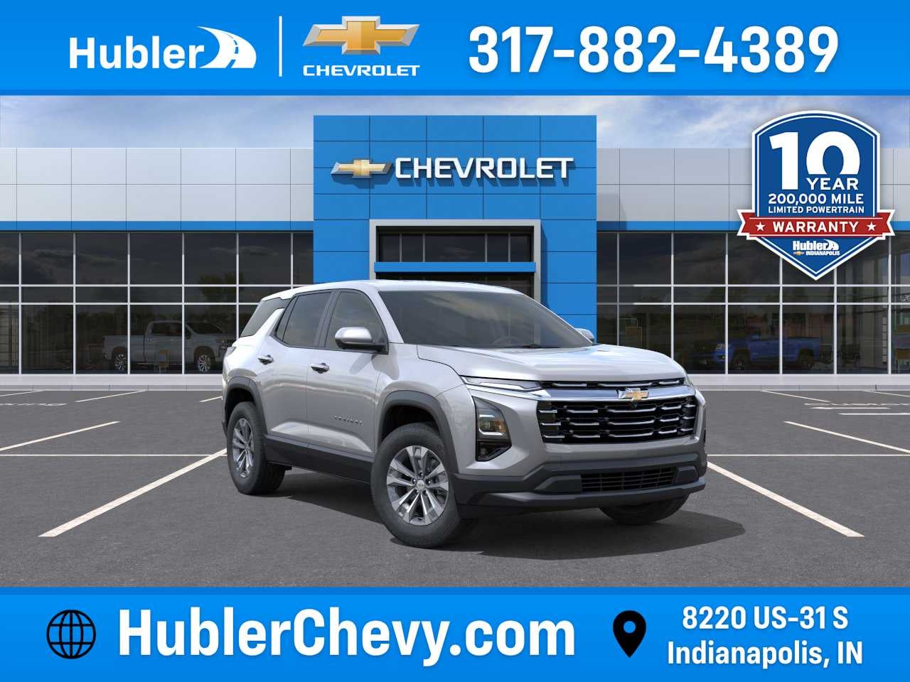 2026 Chevrolet Equinox LT in Sterling Gray Metallic — front three-quarter view
