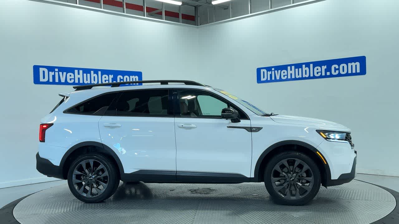 2021 Kia Sorento — rear three-quarter view