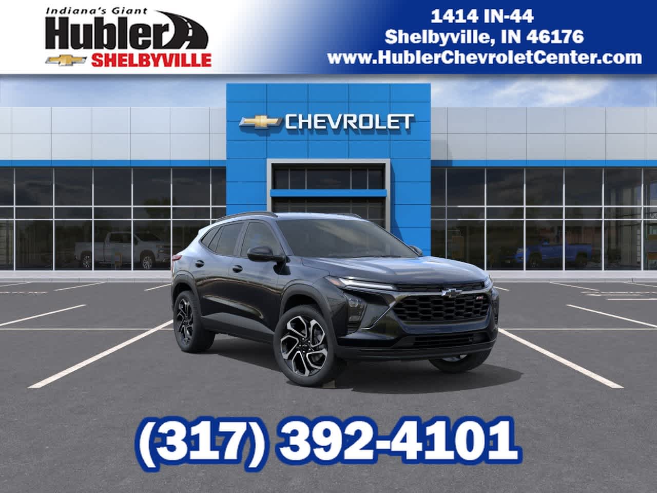 2026 Chevrolet Trax 2RS in Mosaic Black Metallic — front three-quarter view