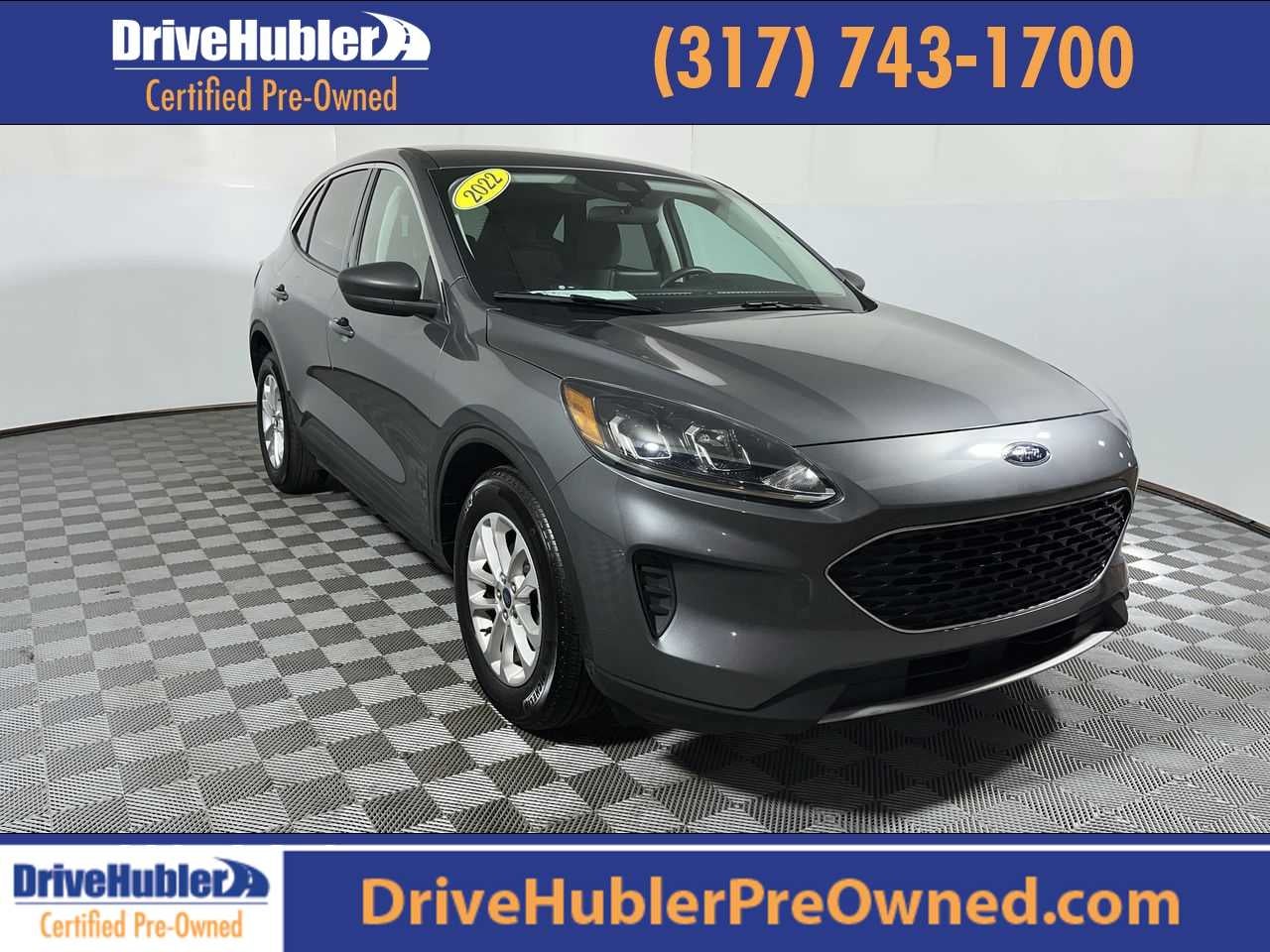 2022 Ford Escape SE in Carbonized Gray — front three-quarter view